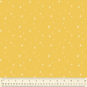 Star Cotton Fabric by the Yard - Sweet Abigail Starlight Bamboo - Tessie Fay for Windham Fabrics 53468-9