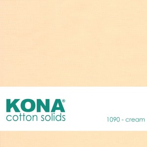 Kona Cotton Fabric by the Yard - 1090 Cream