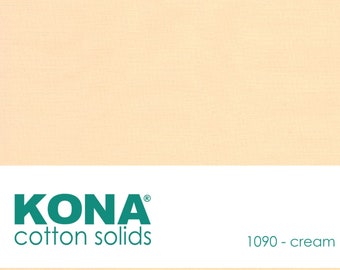 Kona Cotton Fabric by the Yard - 1090 Cream