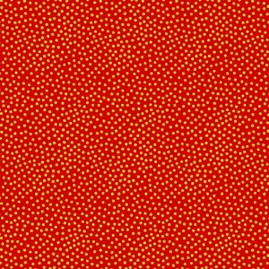 Dot Cotton Fabric by the Yard - Garden Pindot Paprika Metallic - Michael Miller CM1065-PAPR
