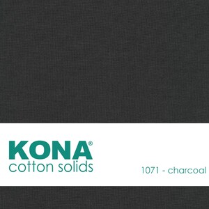 Kona Cotton Fabric by the Yard - 1071 Charcoal