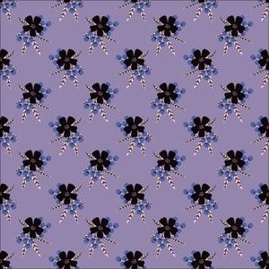Organic Halloween Cotton Fabric by the Yard - Mystery at Moonstone Manor Botanical Moonstone - Tara Reed for Cloud Nine 227316