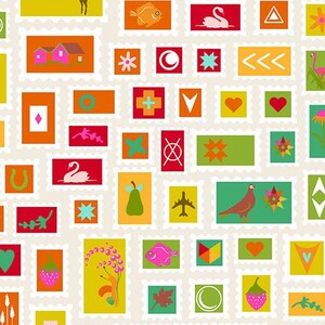 Alison Glass Cotton Fabric by the Yard - Color Wheel Collector Day - Alison Glass for Andover A-1125-L