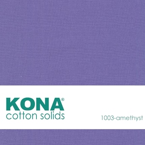 Kona Cotton Fabric by the Yard - 1003 Amethyst
