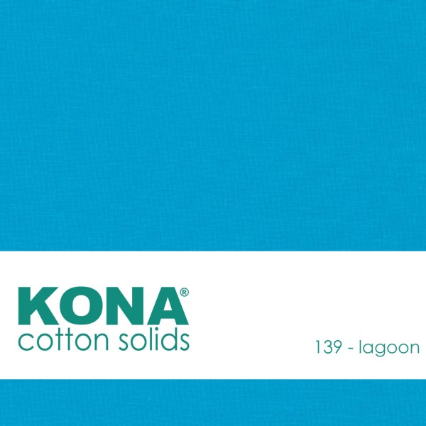 Kona Cotton Fabric by the Yard - 139 Lagoon