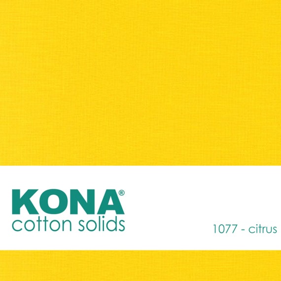 Kona Cotton Citrus Fabric by the Yard Robert Kaufman 
