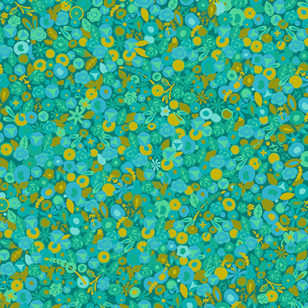 Alison Glass Cotton Fabric by the Yard Sunprint Tuesday Etsy