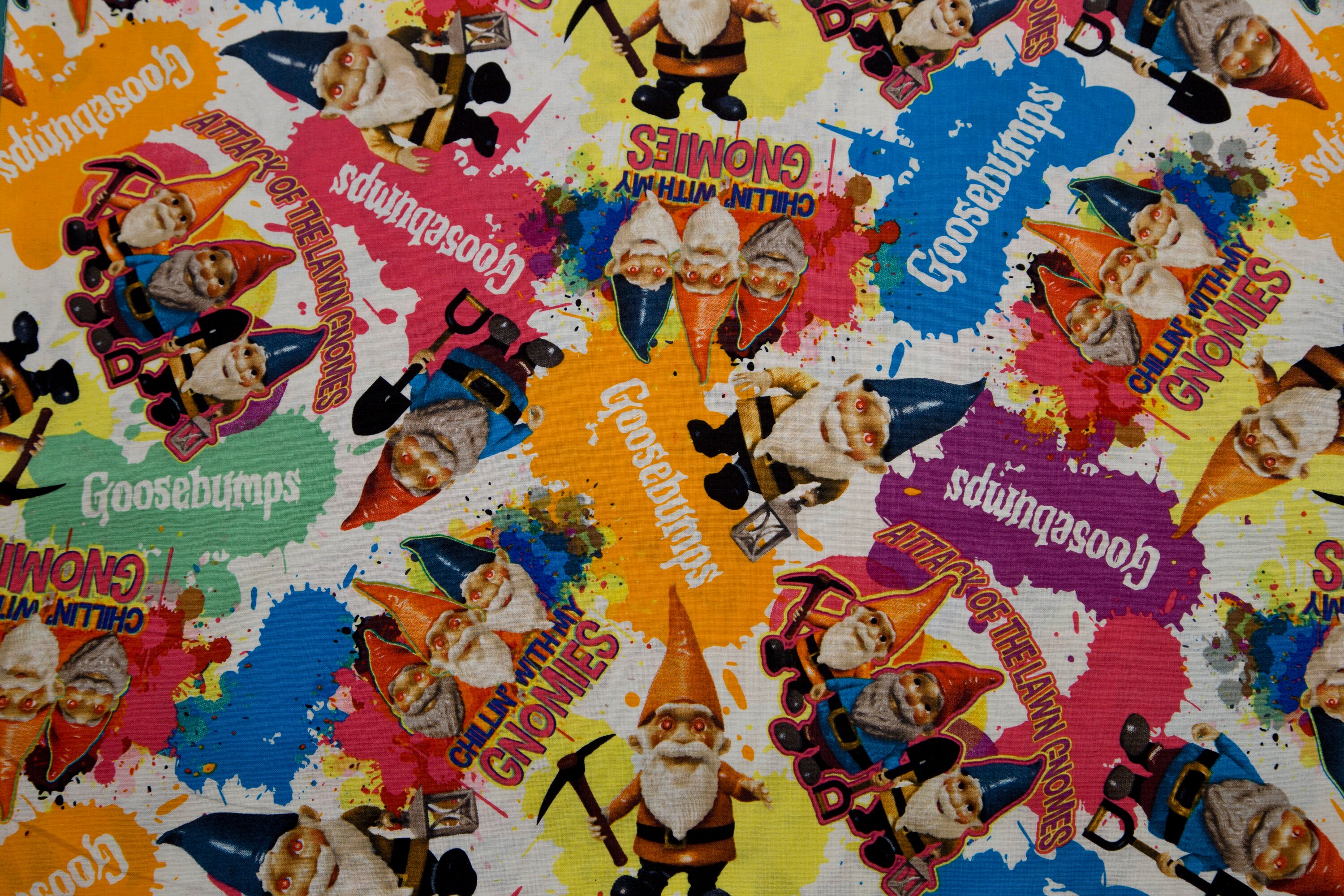 Goosebumps Fabric by the Yard Chillin with my Gnomies Etsy