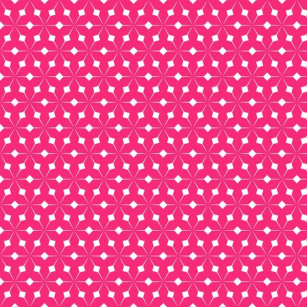 Modern Geometric Cotton Fabric by the Yard - Colour Wall Geo Hot Pink - Riley Blake C11590-HOTPINK