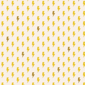 Lightning Bolt Cotton Fabric by the Yard - East Coast Hot Strike Lightning Metallic - Megan Kampa for Cotton + Steel MK105-LI3M