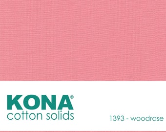 Kona Cotton Fabric by the Yard - 1393 Woodrose