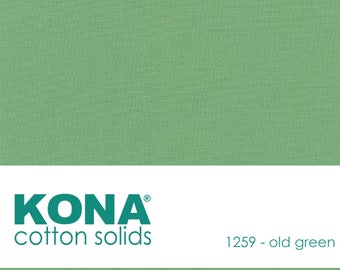 Kona Cotton Fabric by the Yard - 1259 Old Green