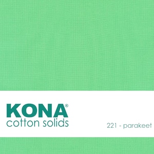 Kona Cotton Fabric by the Yard - 221 Parakeet