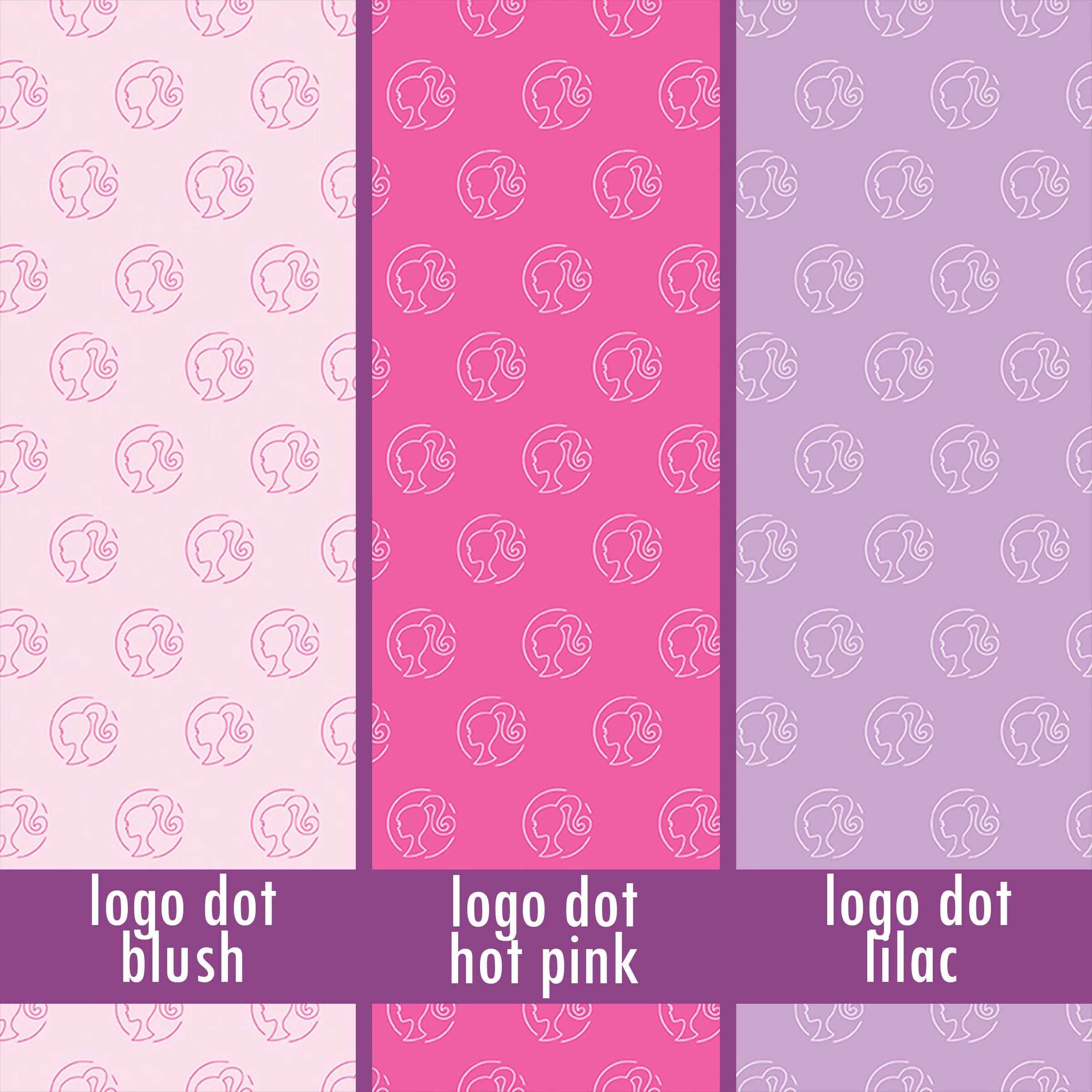 Cotton Barbie Girl Toss Pink Kids Children's Girls Fabric Print by  Yard D693.67