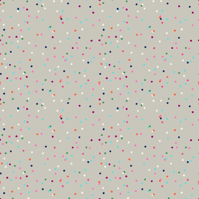 Modern Blender Cotton Fabric by the Yard Birthday Funfetti Etsy