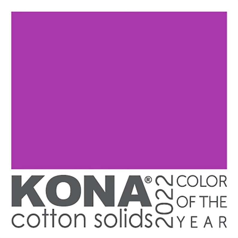 Kona Cotton 2022 Color of the Year Fabric by the Yard 1987 Etsy