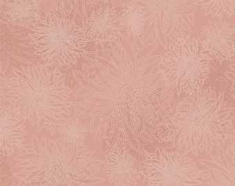 Floral Cotton Fabric by the Yard - Floral Elements Antique Rose - Art Gallery FE-549