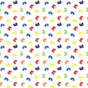 Hot Wheels Monster Truck Cotton Fabric by the Yard - Hot Wheels Monster Trucks Silhouette Multi - Riley Blake C12953-MULTI