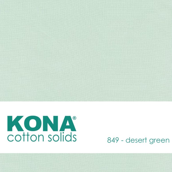 Kona Cotton Fabric by the Yard - 849 Desert Green
