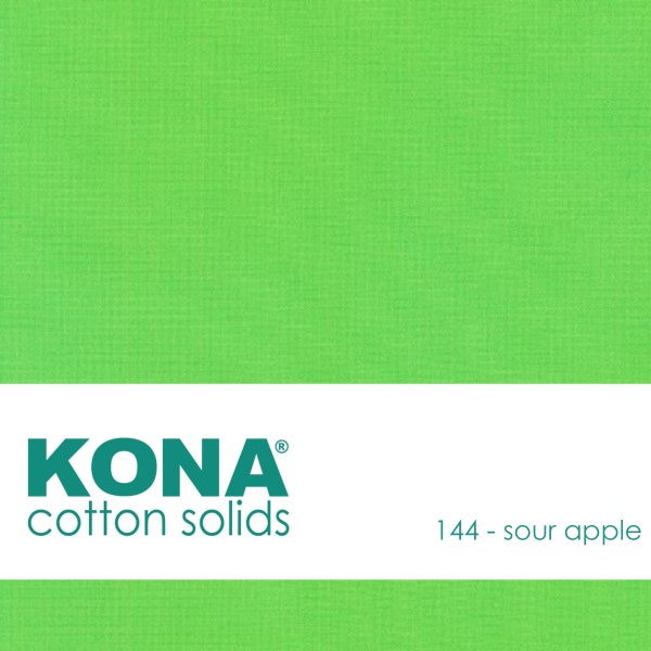 Kona Cotton Fabric by the Yard - 144 Sour Apple