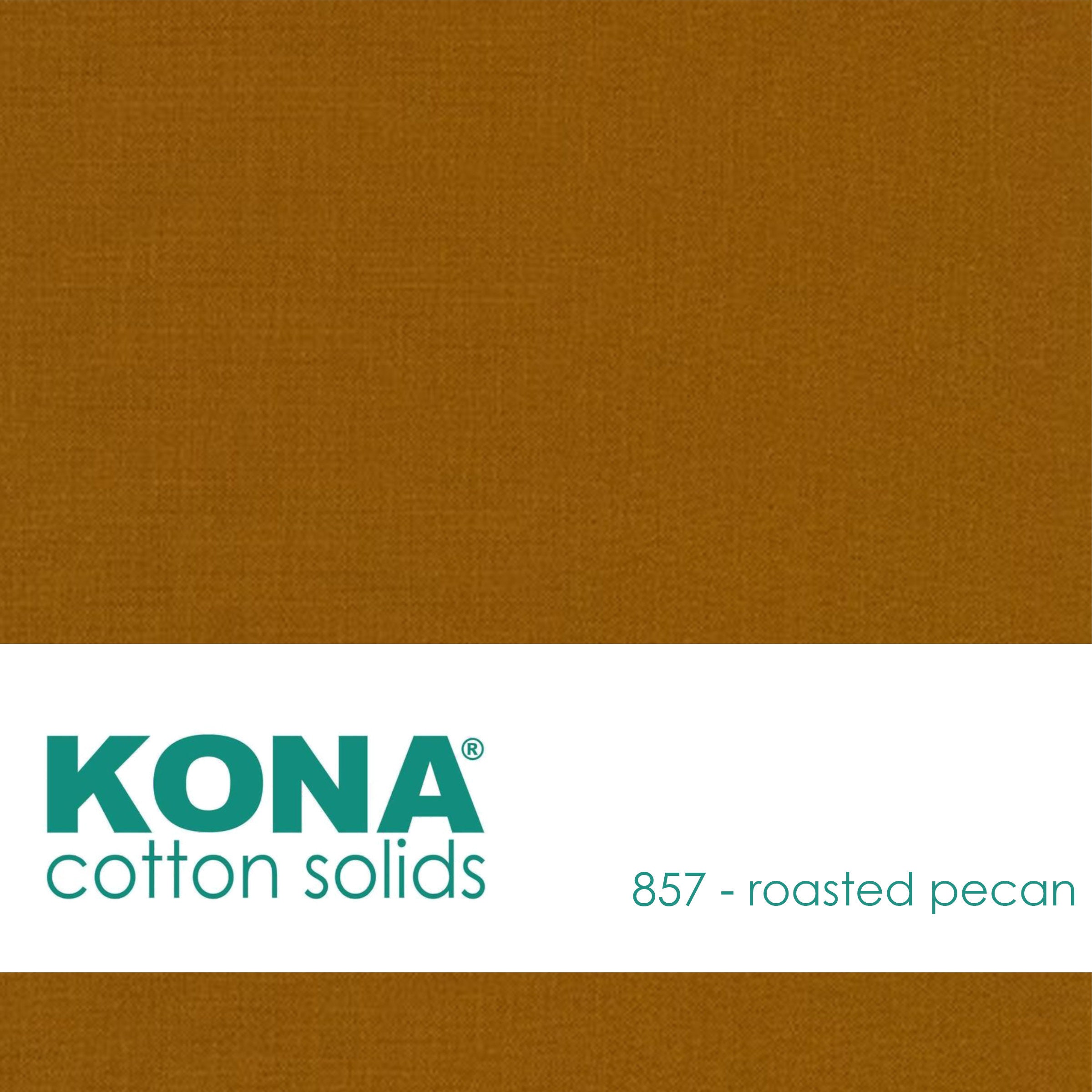 Kona Cotton in Roasted Pecan, Fabric Half-Yards - Picking Daisies