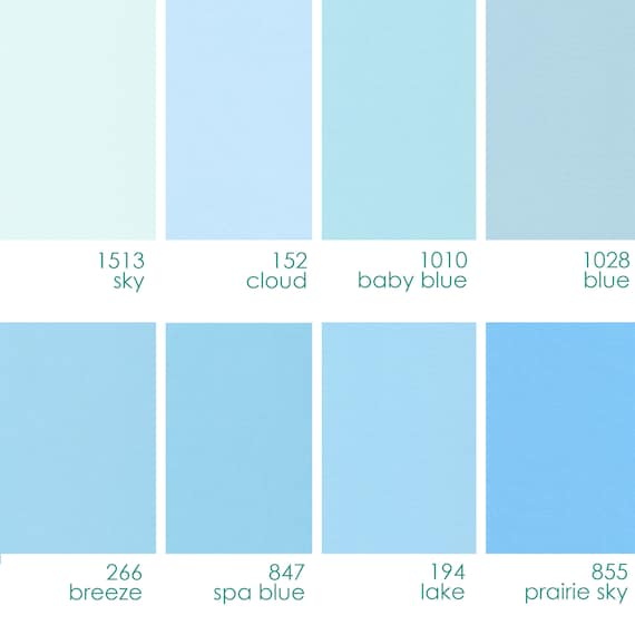 Blues - Kona Cotton Fabric by the Yard - Etsy