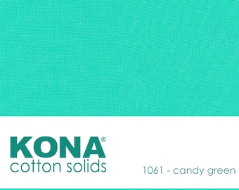 Kona Cotton Fabric by the Yard - 1061 Candy Green