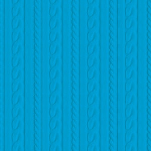 Mister Rogers Cotton Fabric by the Yard - Mister Rogers Neighborhood Sweater Stripe Turquoise - Riley Blake C11464-TURQUOISE
