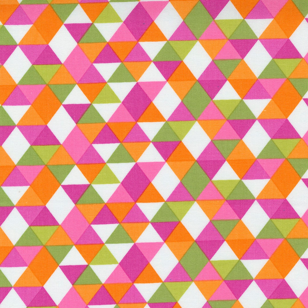 Geometric Cotton Fabric by the Yard Petal Power Half Metals Etsy