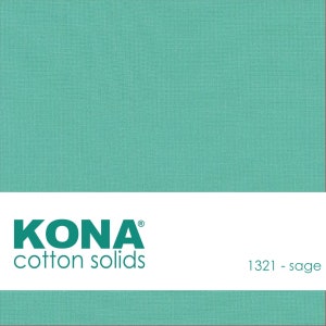 Kona Cotton Fabric by the Yard - 1321 Sage