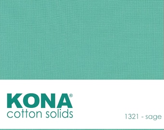 Kona Cotton Fabric by the Yard - 1321 Sage