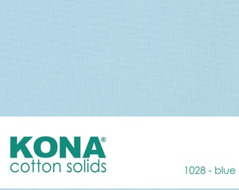 Kona Cotton Fabric by the Yard - 1028 Blue