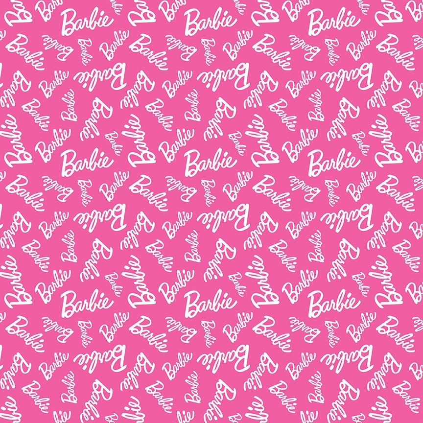 Barbie fabric hotsell