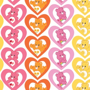 Care Bears Fabric by the Yard - Warm Hearts - Camelot 44010105-1