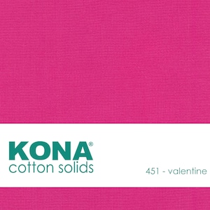 Kona Cotton Fabric by the Yard - 451 Valentine