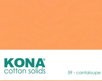 Kona Cotton Fabric by the Yard - 59 Cantaloupe