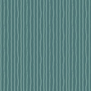 Striped Cotton Fabric by the Yard - Roar by Citrus and Mint - Stripes Teal - Riley Blake C12465-TEAL