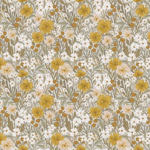 Floral Cotton Fabric by the Yard - Willow Great Day Multi - Clara Jean for Dear Stella DCJ3012-MULTI