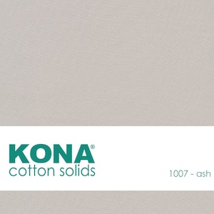 Kona Cotton Fabric by the Yard - 1007 Ash