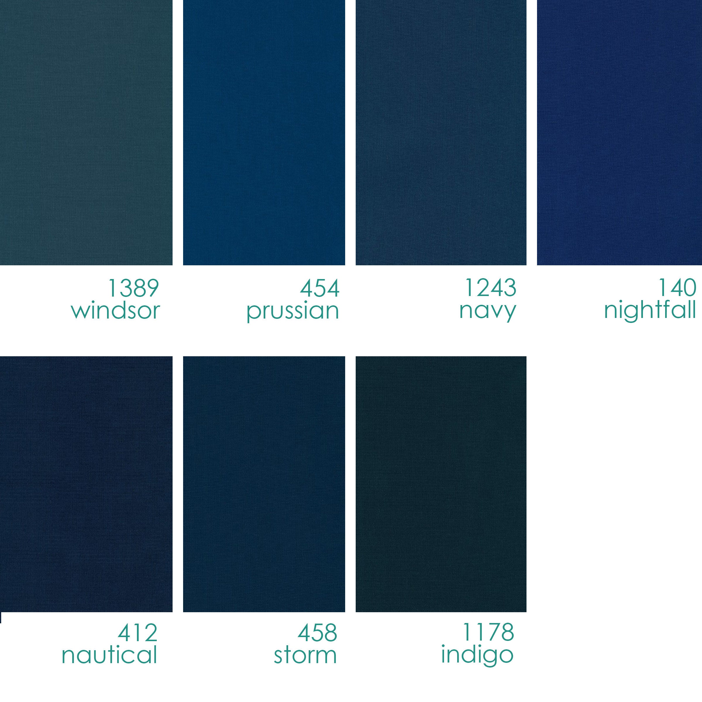 Blues - Kona Cotton Fabric by the Yard - Etsy