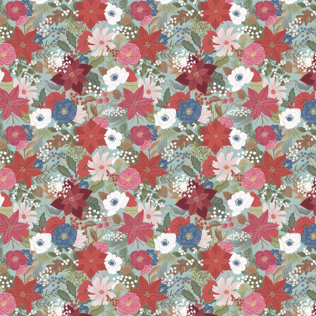 Tantilly winter twisted top - romantic flowers- warm fabric main image 1