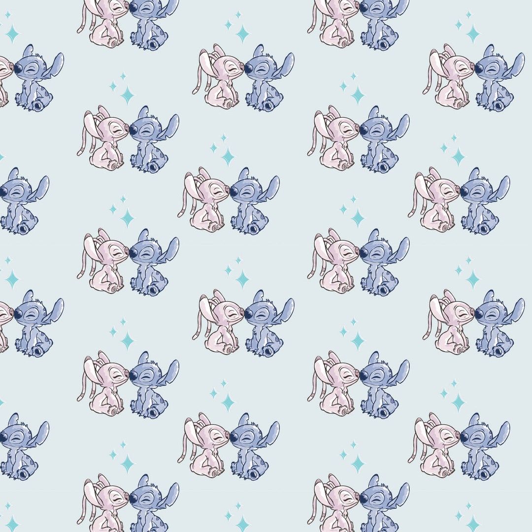 Lilo and Stitch Cotton Fabric by the Yard Stitch Blogger Stitch You Are