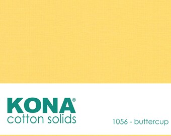 Kona Cotton Fabric by the Yard - 1056 Buttercup