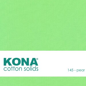 Kona Cotton Fabric by the Yard - 145 Pear