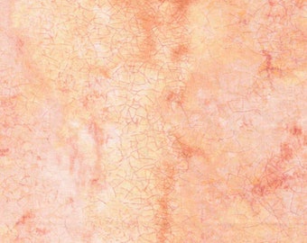 Marbled Blender Cotton Fabric by the Yard - Marblehead Granite Peach - Ro Gregg for Paintbrush Studio 120-43316