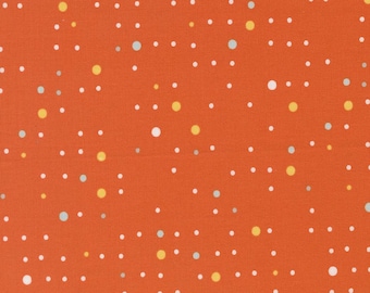 Modern Cotton Fabric by the Yard - Balisong Dapple Dot Paypaya - Zen Chic for Moda 11665-16