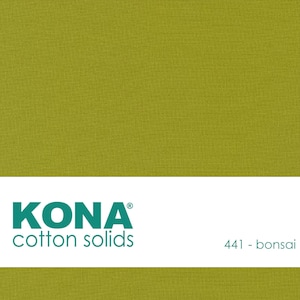 Kona Cotton Fabric by the Yard - 441 Bonsai