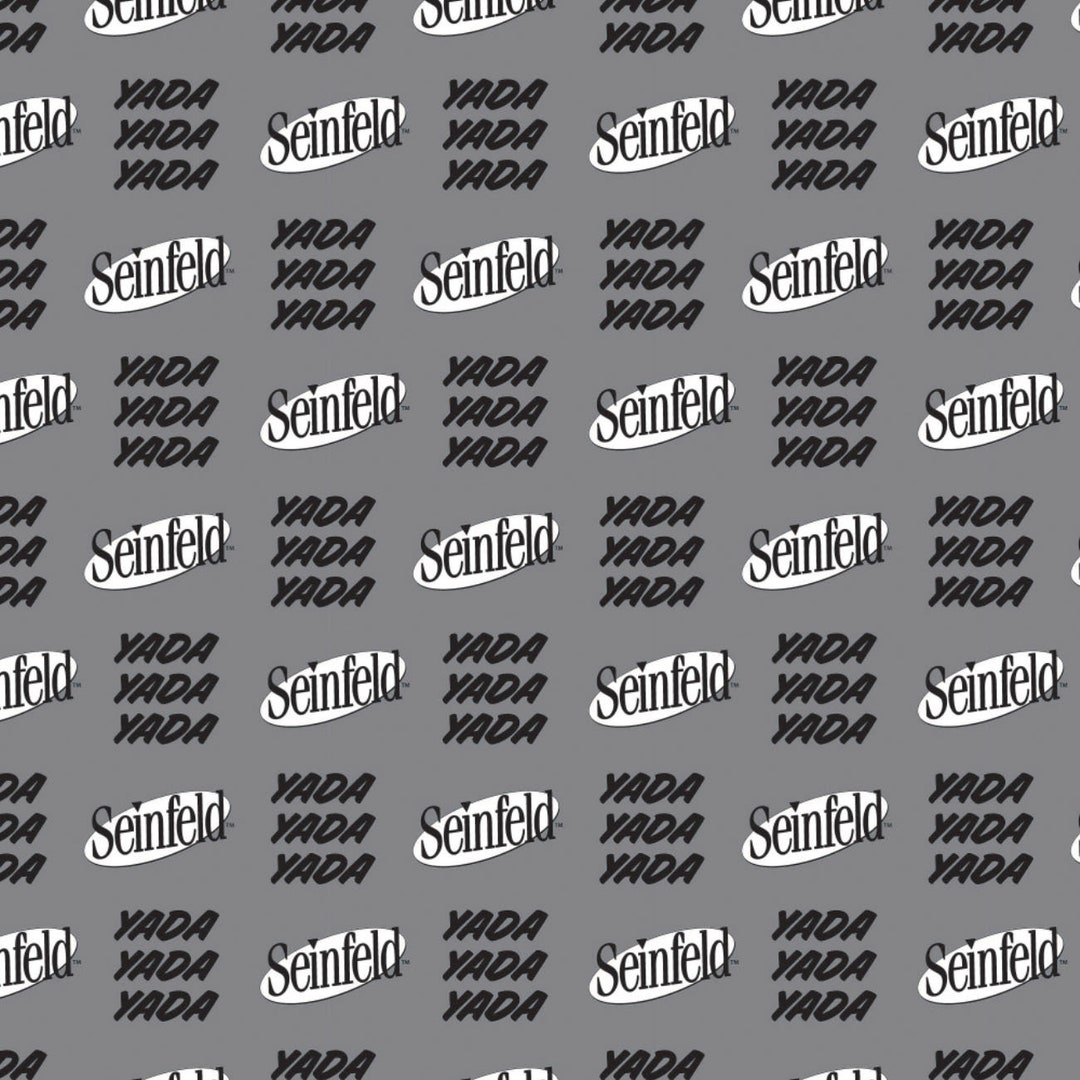 Seinfeld Cotton Fabric by the Yard the Seinfeld Collection Yada Yada