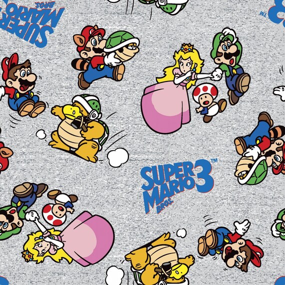 Super on sale mario fabric