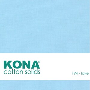 Kona Cotton Fabric by the Yard - 194 Lake